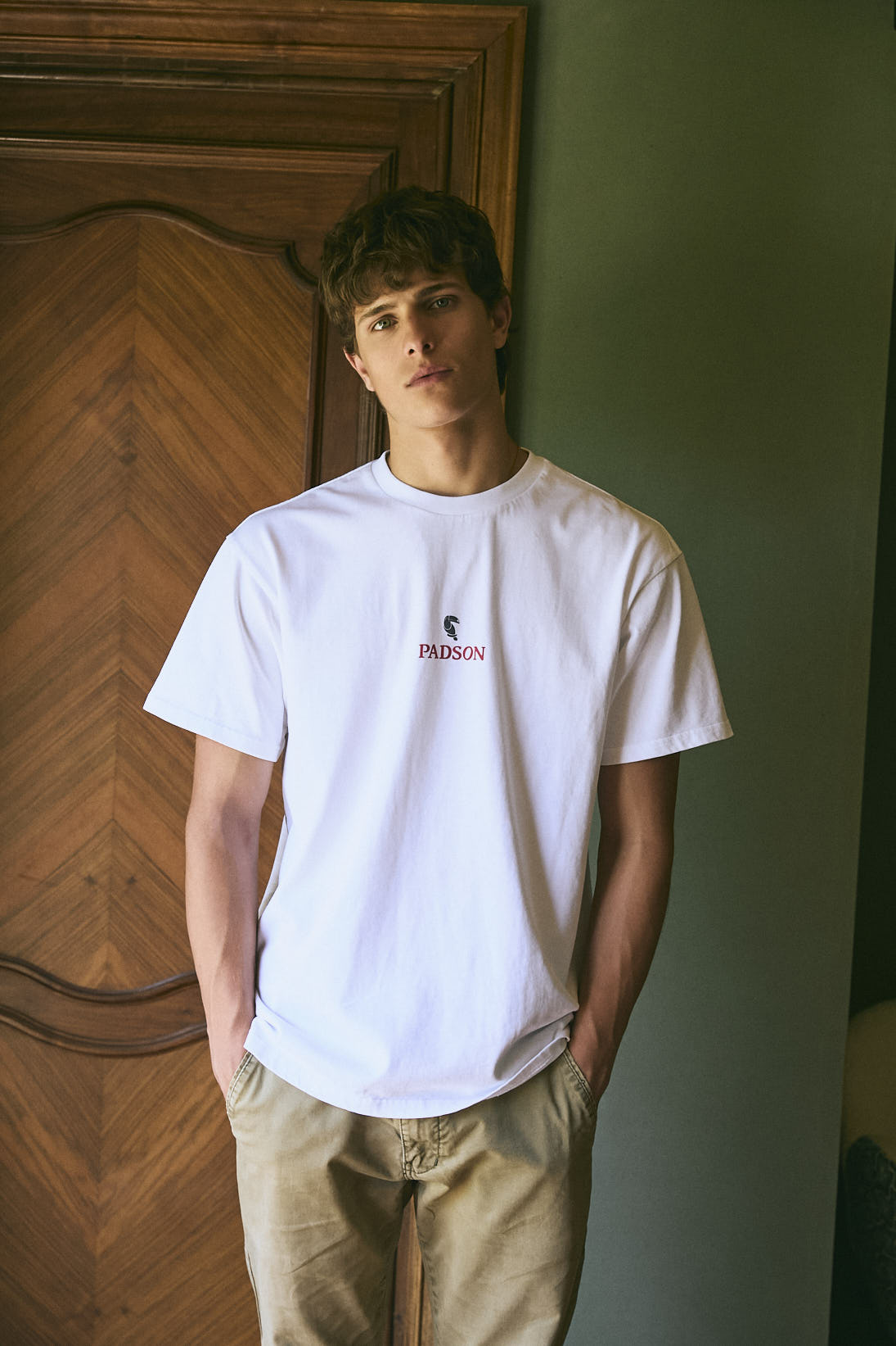 CAMISETA LOGO BLANCO