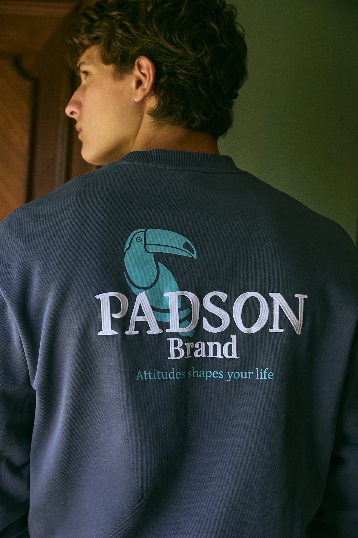 SUDADERA CLASSIC VERDE GRISACEO