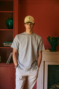 CAMISETA BASIC GRIS MELANGE