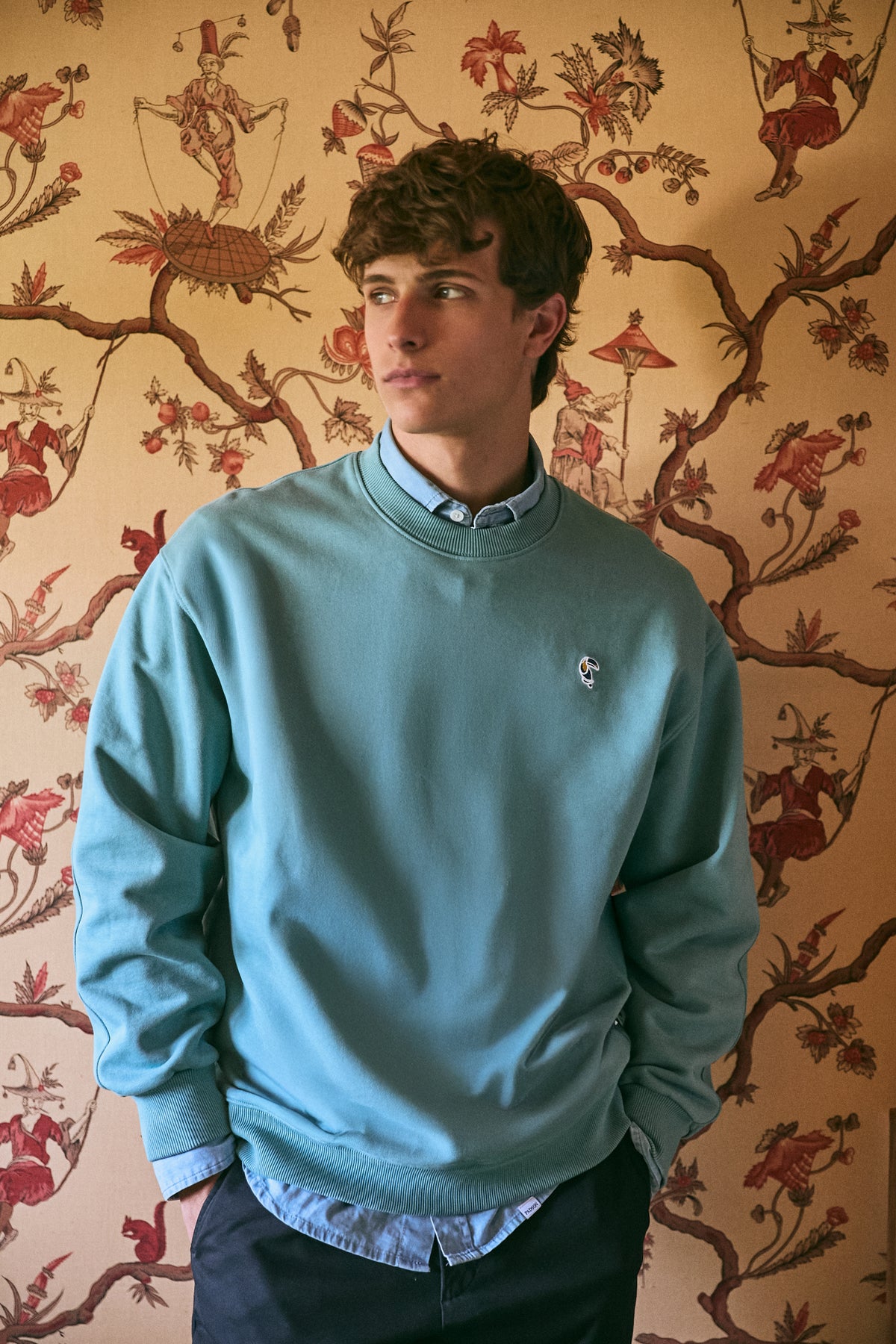 SUDADERA CLASSIC AZUL