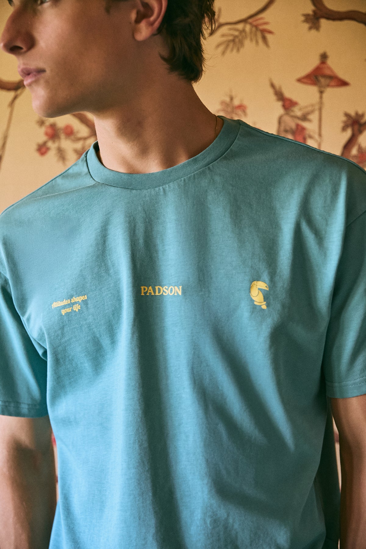 CAMISETA TUCAN VERDE GRISACEO