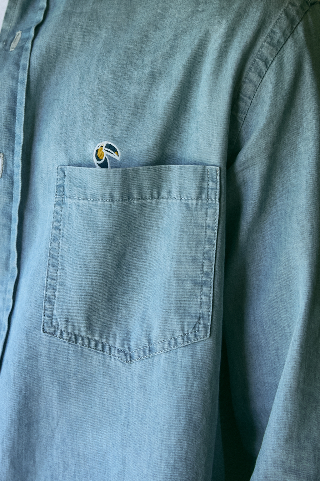 CAMISA DENIM CLARO